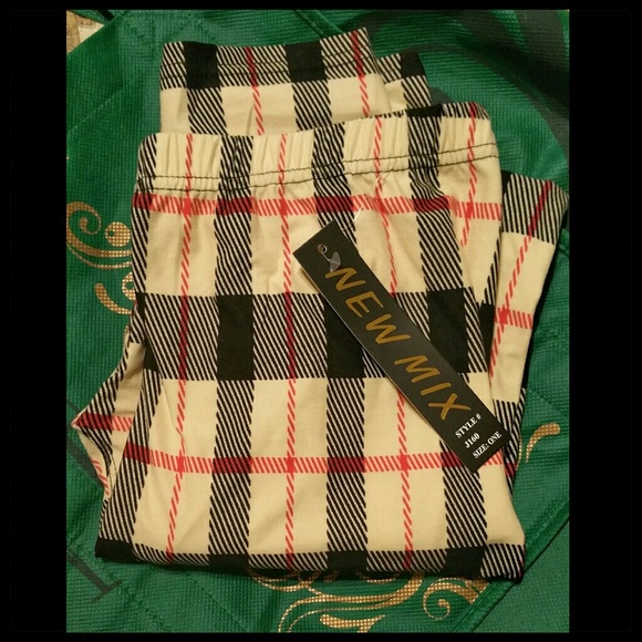 Plaid Leggings - 5 pair available - Picture 2 of 2